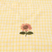 Soft Nakışlı Çanta - Sarı / Ekru - 35x40 cm thumbnail 2