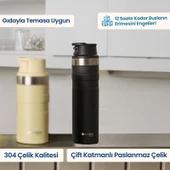 Kitchen Bireysel Termos - Siyah - 600 ml thumbnail 1