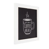 Deco Coffee Duvar Panosu - Siyah - 20x20 cm thumbnail 3
