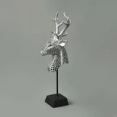 Deco Ciervo Dekor - Gümüş - 29 cm thumbnail 3