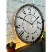 Elegant Duvar Saati - Bronz / Beyaz - 30 cm thumbnail 2