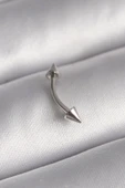 316L Çelik Gümüş Renk Çivi Model Piercing thumbnail 1