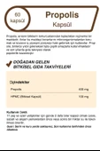 Mindivan Propolis Ekstraklı 500 Mg 60 Kapsül thumbnail 2