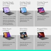 Logitech Combo Touch iPad Air 13 inç thumbnail 6