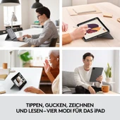 Logitech Tablet Klavye, Gri, Klavye Kılıfı thumbnail 2