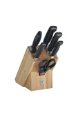 ZWILLING Four Star Natural Bambu Blok Bıçak Seti 7 Parça thumbnail 1