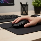 Siyah Mat Desenli USB Kablolu 3D Optik Mouse thumbnail 2