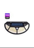Fonksiyonel Sensörlü 102 Ledli Solar Bahçe Lambası thumbnail 3
