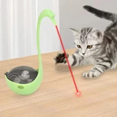 Kuğu Şeklinde Lazerli Kedi Oyuncağı thumbnail 1