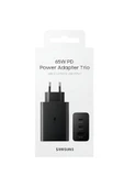 Samsung TYPE-A & TYPE-C 65W ADAPTÖR - SİYAH thumbnail 1