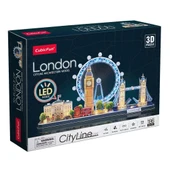 London City Line 3D Puzzle LED Işıklı thumbnail 4