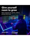 Crucial T710 1TB PCIe Gen5 NVMe M.2 SSD CT1000T710SSD5 SOĞUTUCULU Heatsink thumbnail 5