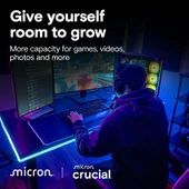 Crucial T710 1TB PCIe Gen5 NVMe M.2 SSD (14900-13700 MBs) CT1000T710SSD8 thumbnail 3