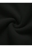 Organik Yolda Kapüşonlu Oversize Sweatshirt Siyah thumbnail 7