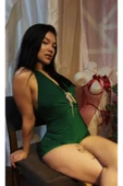 Fiery Night Taşlı Yeşil Bodysuit Gecelik thumbnail 1
