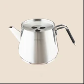 Kitchen Arven Çaydanlık - Gri - 1,25 lt + 600 ml thumbnail 3