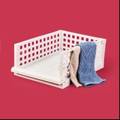 Maxi 4'lü Set Akıllı Raf - Beyaz - 34x45x18 cm thumbnail 3