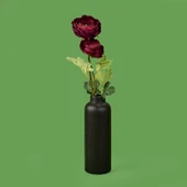 Deco Rose Dal Çiçek - Koyu Mor - 66 cm thumbnail 1