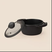 Palladium Derin Tencere - Siyah - 20 cm thumbnail 2