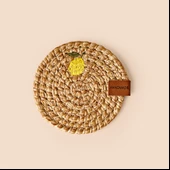 Soft Limon Bardak Altlığı - Bej - 13x13 cm thumbnail 2