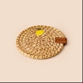 Soft Limon Bardak Altlığı - Bej - 13x13 cm thumbnail 1