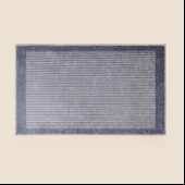 Soft Basic Banyo Paspası - Krem / Gri - 50x80 cm thumbnail 1