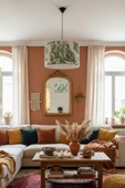 Toile De Jouy Vintage Sarkıt Avize thumbnail 2