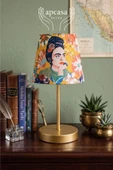 Frida Kahlo Desenli Mini Abajur Masa Lambası thumbnail 1