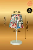 Frida Kahlo Feride Mini Abajur Metal Ayak thumbnail 2