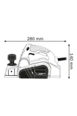 Bosch Professional GHO 6500 Planya thumbnail 3