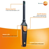 Testo 0560 2605 03 605i termohigrometre thumbnail 2