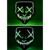 LED Işıklı Yeşil Maske thumbnail 2
