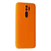 Xiaomi Redmi Note 8 Pro Kılıf First Silikon - Turuncu thumbnail 2