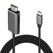Powermaster PM-6921 2 Metre Type-C To HDMI Kablo thumbnail 1