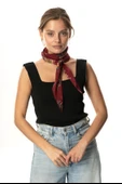 Vual Fular Mimoza Bordo 6230 thumbnail 3
