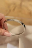 316L Çelik Silver Renk Bilezik thumbnail 2