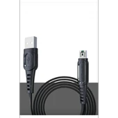 Konfulon DC24 Micro USB Kablo 1.2M 4A - Siyah thumbnail 3