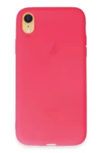 Newface Apple iPhone XR Kılıf First Silikon - Pembe thumbnail 1