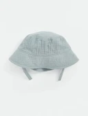 LCW baby Mavi Basic Erkek Bebek Bucket Şapka thumbnail 3