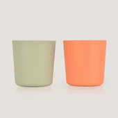 LC Mini Bardak 2'li Sage Green - Peach thumbnail 2