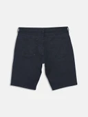 LCW Jeans Siyah Regular Fit Erkek Jean Şort thumbnail 2