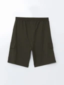 XSIDE Haki Slim Fit Erkek Kargo Şort thumbnail 6