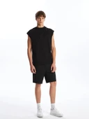 XSIDE ACTIVE Siyah Slim Fit Erkek Spor Şort thumbnail 1