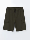 XSIDE Haki Slim Fit Erkek Kargo Şort thumbnail 5