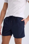 Defacto E1032 Lacivert File Astarlı Kısa Boy Deniz Şortu thumbnail 5