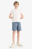 Defacto E3317 DENIM Erkek Çocuk Beli Lastikli Şort thumbnail 4