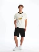 XSIDE ACTIVE Siyah Slim Fit Erkek Spor Şort thumbnail 1