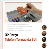 32 Parça Telefon Tamir Mini Tornavida Seti thumbnail 5