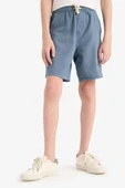 Defacto E3317 DENIM Erkek Çocuk Beli Lastikli Şort thumbnail 1