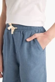 Defacto E3317 DENIM Erkek Çocuk Beli Lastikli Şort thumbnail 5